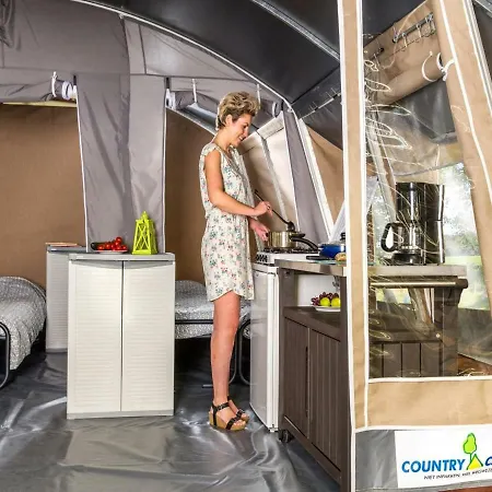 Luxury tent Country Camp Camping Auf Kengert